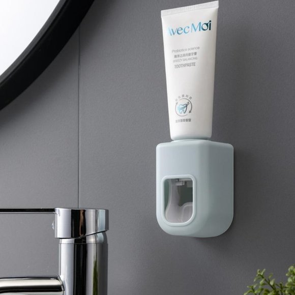 Simple Clean look Toothpaste Dispenser Wall Mount for Bathroom - Picture 4 of 9
